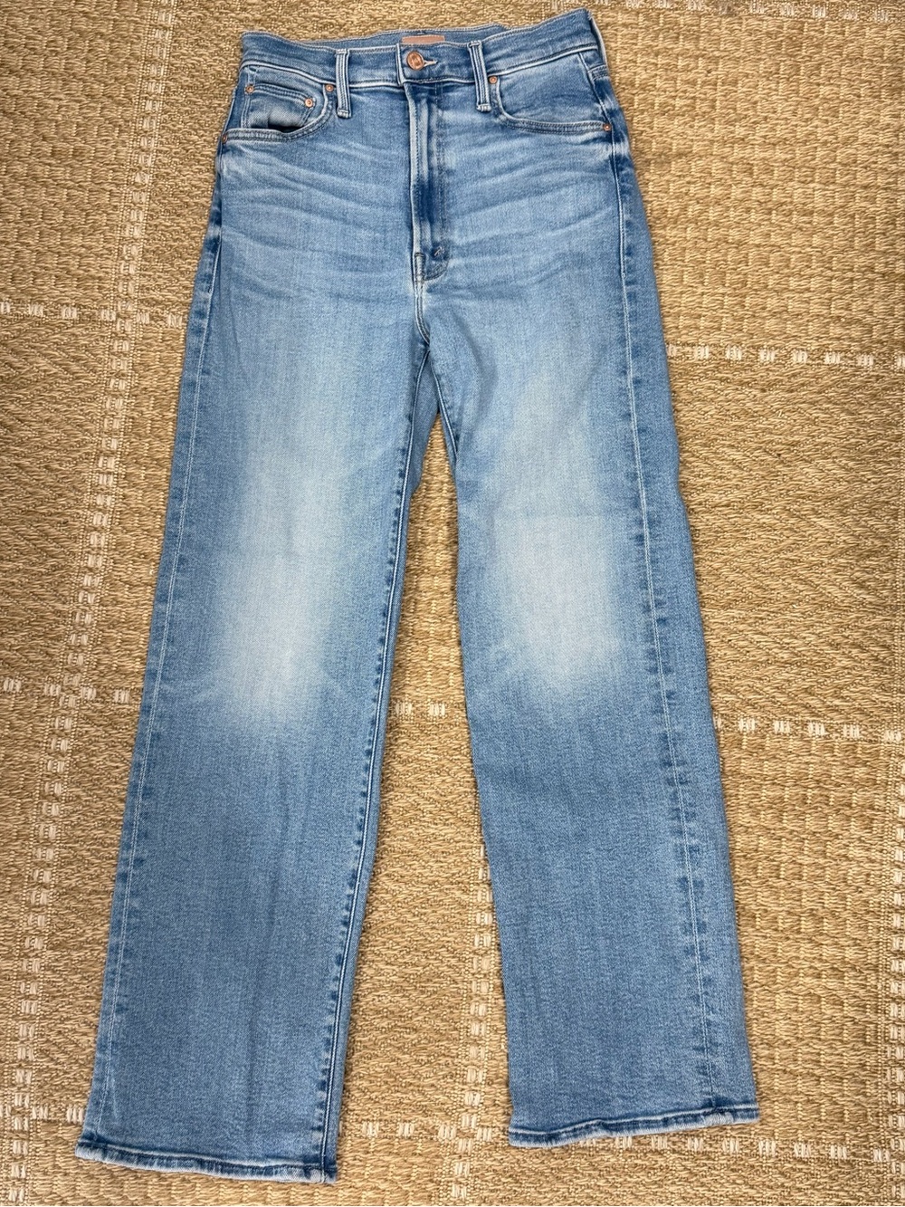 MOTHER Women's Straight Leg Jeans - Light Blue Wash